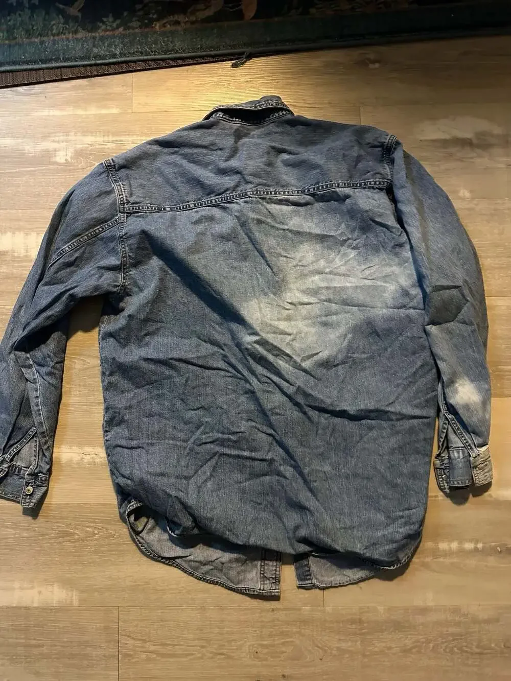 Levi's Red Tab Long Sleeve Denim Button-Down Shirt